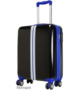 Чемодан Monopol Korsika маленький S синий фото, картинка, изображение