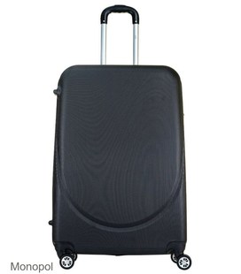 Валіза Monopol Bremen чорна велика L картинка, зображення, фото