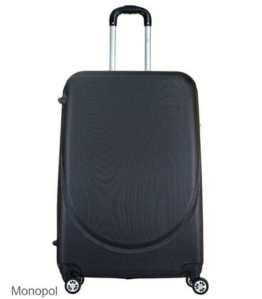 Валіза Monopol Bremen чорна велика L картинка, зображення, фото
