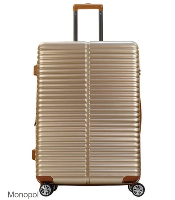 Чемодан Monopol Lyon большой L золотой фото, картинка, изображение