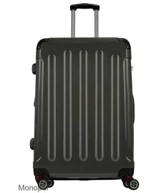 Чемодан Monopol Mauritius черный Maxi фото, картинка, изображение