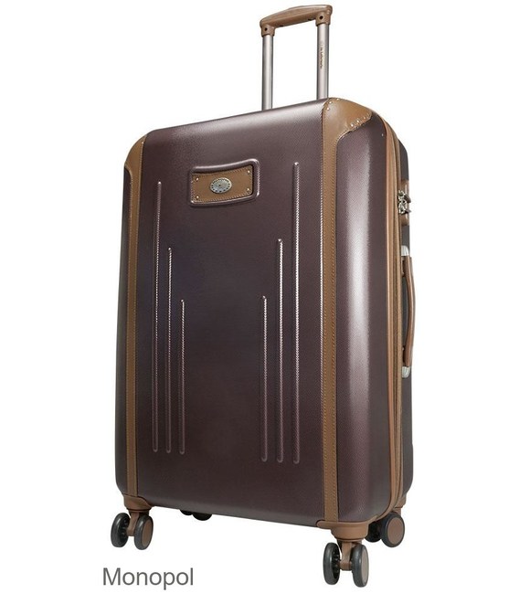 Валіза Monopol Dakar коричнева велика L картинка, зображення, фото