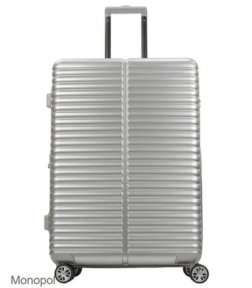 Чемодан Monopol Lyon большой L серебристый фото, картинка, изображение