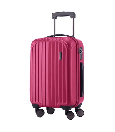 Чемодан Q-Damm маленький S розовый фото, картинка, изображение