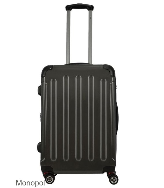 Чемодан Monopol Mauritius Midi черный фото, картинка, изображение