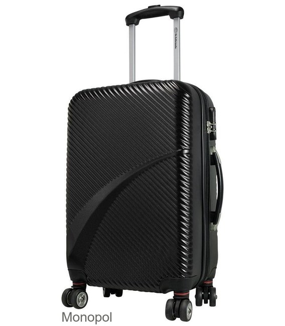 Чемодан Monopol Aruba Midi черный фото, картинка, изображение