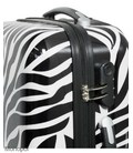 Валіза Monopol Zebra середня M чорна картинка, зображення, фото