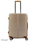 Чемодан Monopol Lyon средний M Gold фото, картинка, изображение