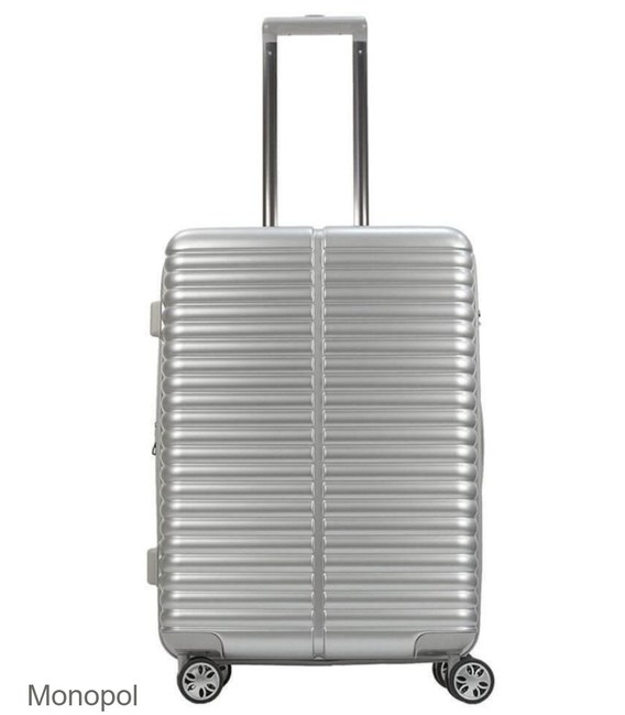 Чемодан Monopol Lyon средний M Silver фото, картинка, изображение