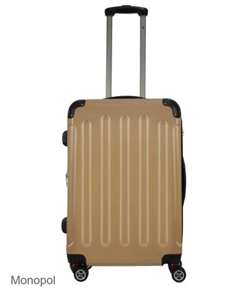Чемодан Monopol Mauritius средний M бронзовый фото, картинка, изображение