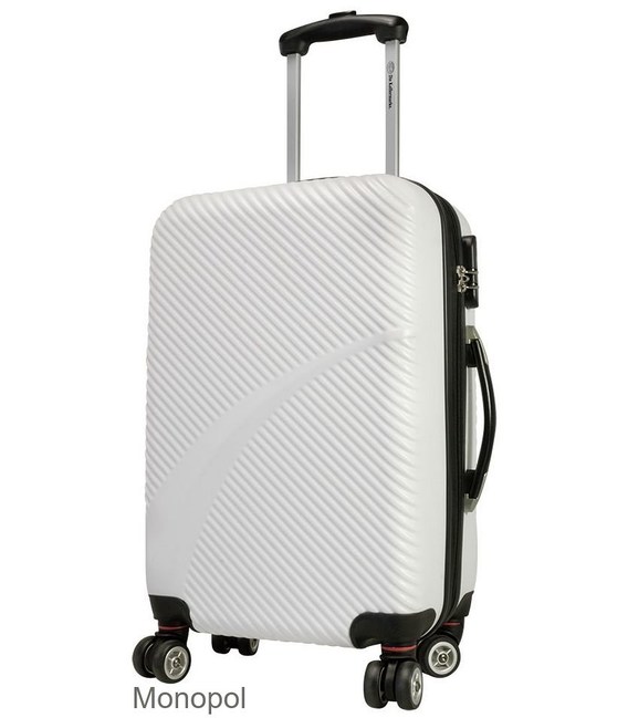 Чемодан Monopol Aruba Midi белый фото, картинка, изображение