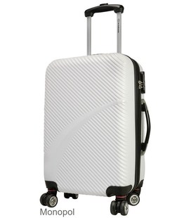 Валіза Monopol Aruba середня M біла картинка, зображення, фото