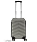 Чемодан Monopol Bora маленький S серебристый фото, картинка, изображение