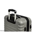 Чемодан Monopol Bora маленький S серебристый фото, картинка, изображение