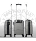 Валіза Monopol Bora маленька S срібна - картинка, зображення, фото валізи