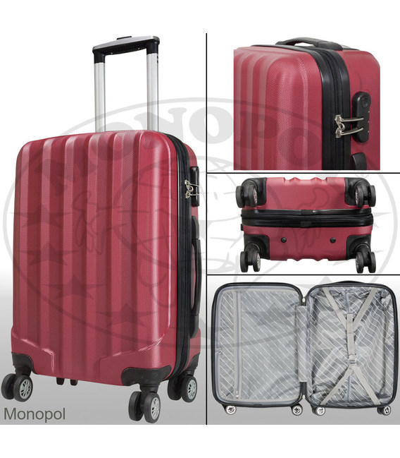 Чемодан Monopol Colombo Mini красный фото, картинка, изображение