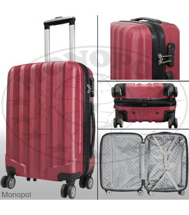 Чемодан Monopol Colombo маленький S красный фото, картинка, изображение