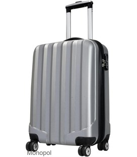Валіза Monopol Colombo маленька S срібна картинка, зображення, фото