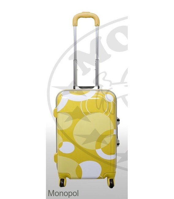 Валіза Monopol Bubbles маленька S жовта - картинка, зображення, фото валізи