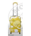 Чемодан Monopol Bubbles маленький S желтый фото, картинка, изображение