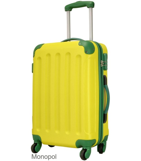 Чемодан Monopol Ibiza Mini жёлтый фото, картинка, изображение