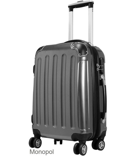 Валіза Monopol Sumatra маленька S срібна - картинка, зображення, фото валізи
