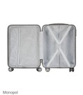 Чемодан Monopol Lyon маленький S silver фото, картинка, изображение