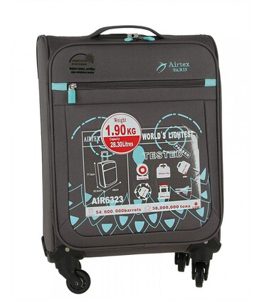 Чемодан Airtex 6323 большой L серый фото, картинка, изображение