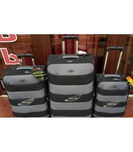 Набор чемоданов Decent 6428 черный фото, картинка, изображение