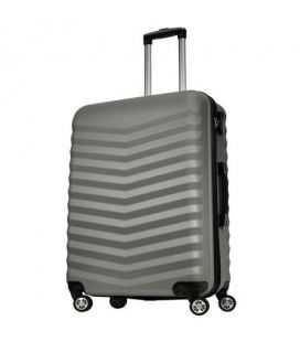 Чемодан Monopol Bora серебристый большой L