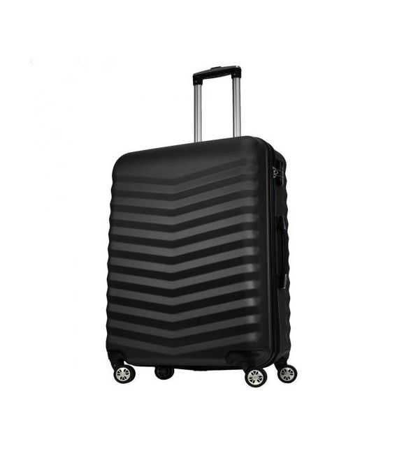 Чемодан Monopol Bora черный Maxi фото, картинка, изображение