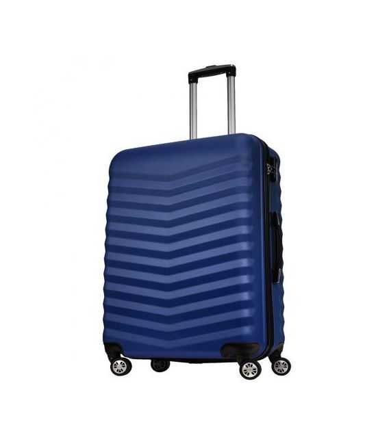 Чемодан Monopol Bora синий Maxi фото, картинка, изображение