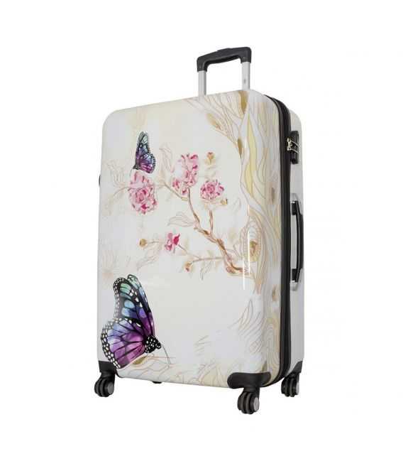 Чемодан Monopol Бабочка2 большой L фото, картинка, изображение