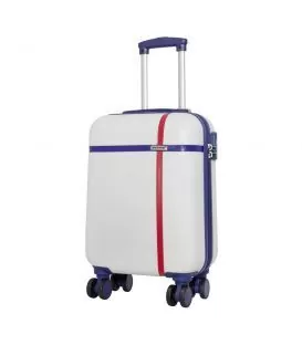 Чемодан Monopol Bergen белый маленький S