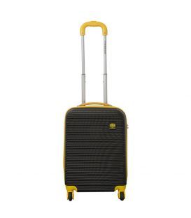 Чемодан Monopol Santorin черно-желтый маленький S фото, картинка, изображение
