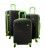 Валіза Monopol Santorin чорно-салатова маленька S картинка, зображення, фото