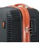 Валіза Monopol Santorin чорно-помаранчева маленька S - картинка, зображення, фото валізи