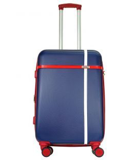 Чемодан Monopol Bergen синий средний M