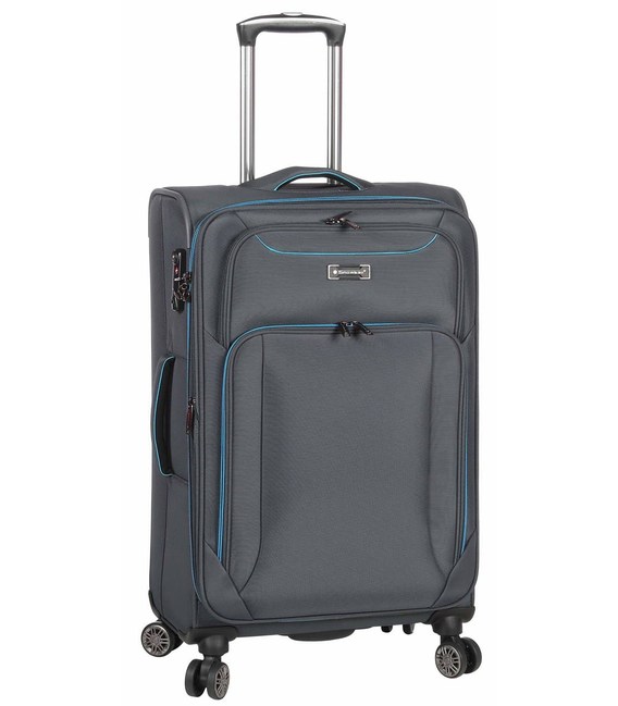 Чемодан Snowball 91703 средний M графитовый фото, картинка, изображение