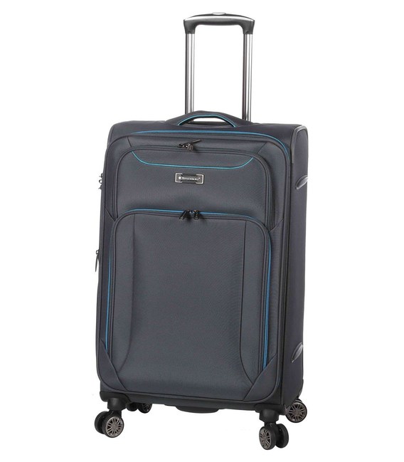 Чемодан Snowball 91703 большой L графитовый фото, картинка, изображение