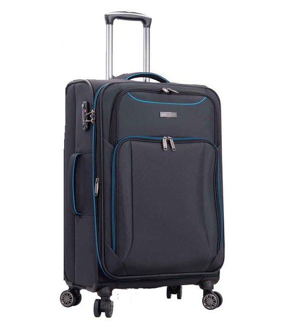 Чемодан Snowball 91703 средний M черный фото, картинка, изображение