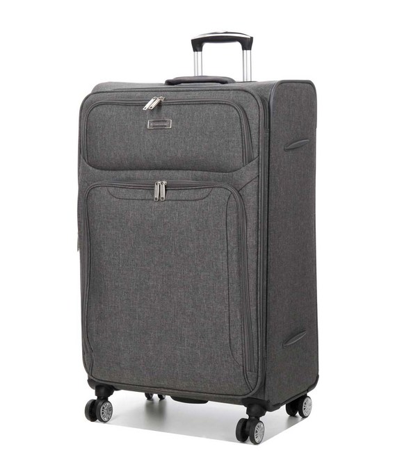 Чемодан Snowball 91903 большой L серый фото, картинка, изображение