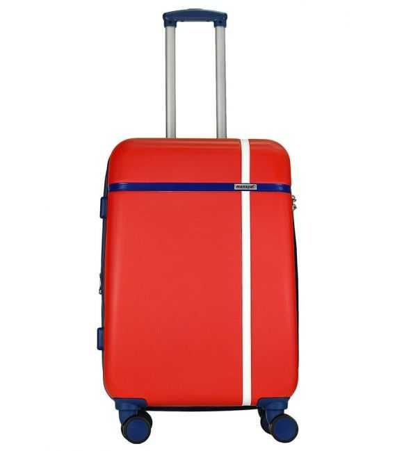 Чемодан Monopol Bergen красный Midi фото, картинка, изображение