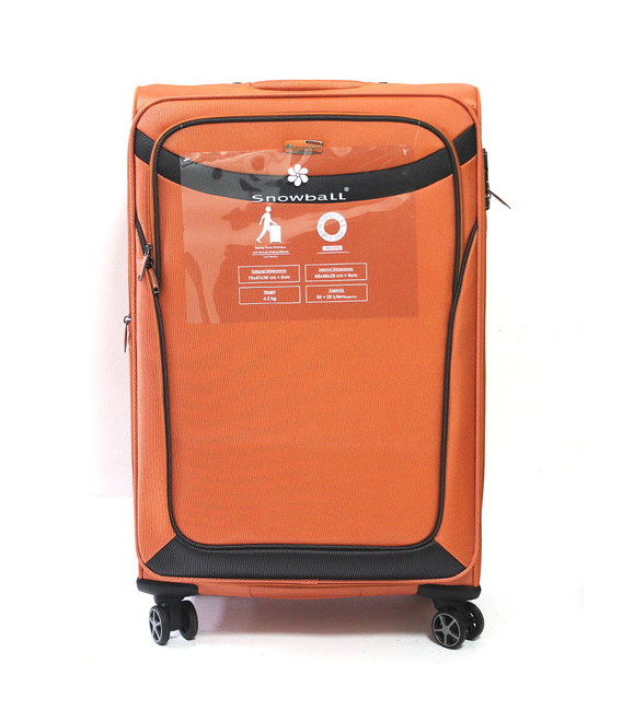 Валіза Snowball 97104 велика L помаранчева картинка, зображення, фото