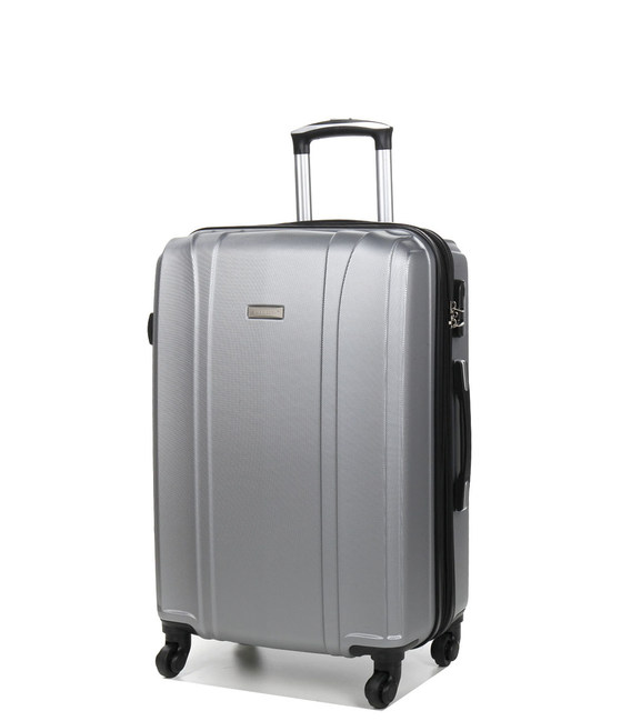 Чемодан Madisson 03504 Midi серебристый фото, картинка, изображение