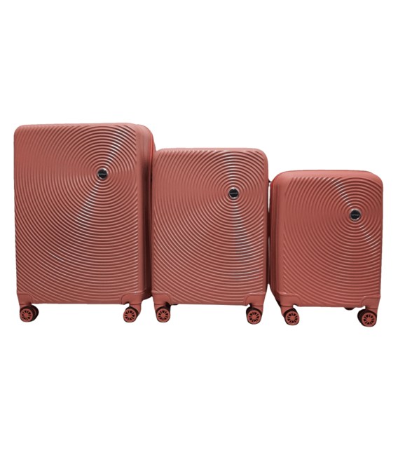 Набор чемоданов Carbon 108 розовый фото, картинка, изображение