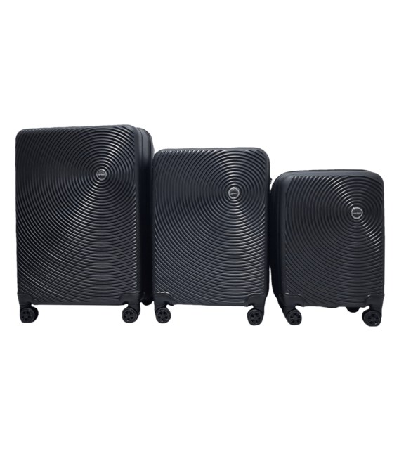 Набор чемоданов Carbon 108 черный фото, картинка, изображение