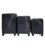 Набор чемоданов Carbon 108 черный картинка, изображение, фото