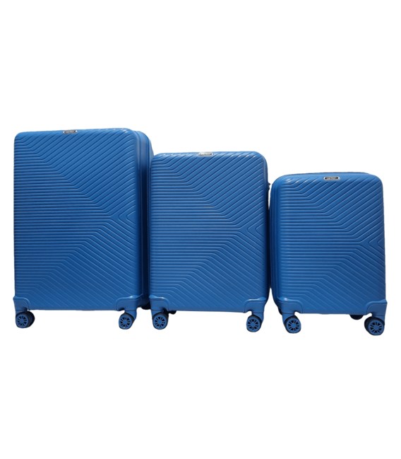 Набор чемоданов Carbon 550 голубой фото, картинка, изображение