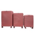 Набор чемоданов Carbon 550 розовый картинка, изображение, фото